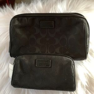 NWT Coach Signature “C” Cosmetic Bags